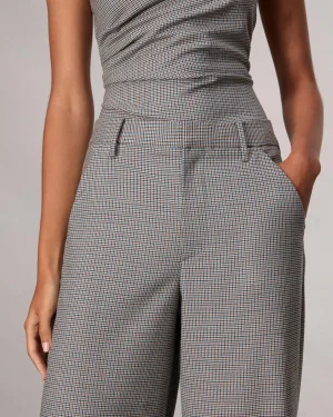 rag & bone Andi Full-Length Plaid Pant-Women Pants