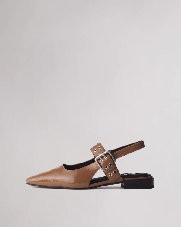 rag & bone Astra Leather Slingback-Women Flats