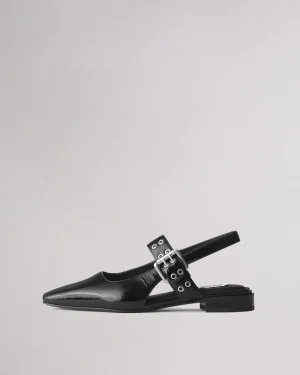 rag & bone Astra Leather Slingback-Women Flats