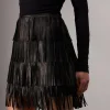 rag & bone Britney Leather Skirt-Women Dresses & Skirts