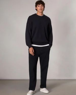 rag & bone Clarkson Relaxed Fit Cotton Sweater- Sweaters