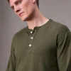 rag & bone Classic Flame Henley Shirt- T-Shirts & Henleys