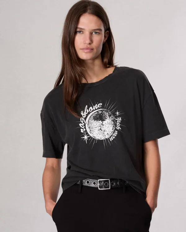 rag & bone Disco Boyfriend T-Shirt-Women T-Shirts