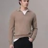 rag & bone Downing Cashmere Polo- Polos