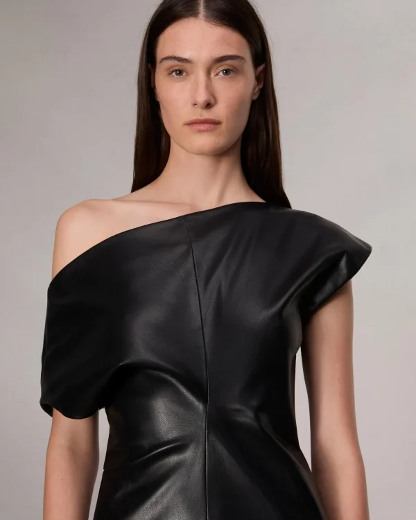 rag & bone Eleanor Faux Leather Dress-Women Dresses & Skirts