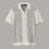 rag & bone Harvey Knit Camp Shirt- Shirts