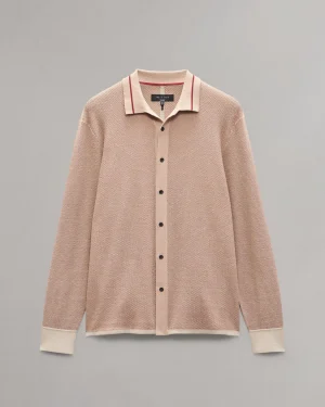 rag & bone Harvey Knit Shirt- Sweaters