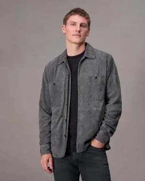 rag & bone Hyde Suede Shirt- Jackets & Coats