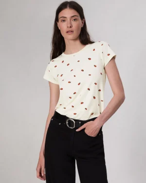 rag & bone Ladybug Cotton Tee-Women T-Shirts