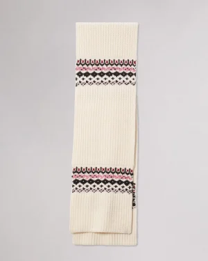 rag & bone Leigh Fair Isle Scarf-Women Scarves & Ponchos