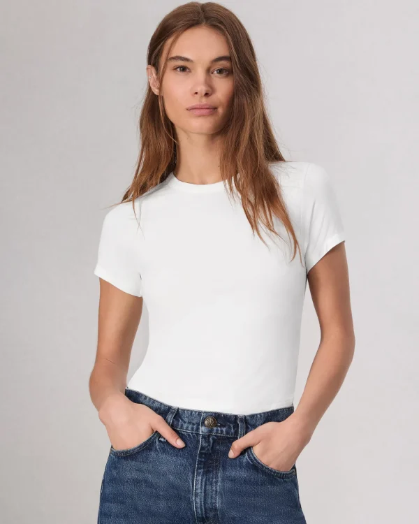 rag & bone Luca Baby Tee-Women T-Shirts