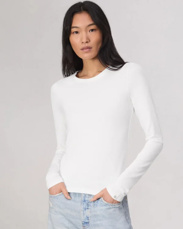 rag & bone Luca Long Sleeve Tee-Women T-Shirts