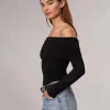 rag & bone Luca Off-Shoulder Top-Women Shirts & Tops