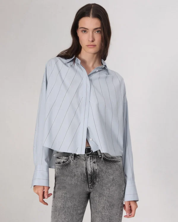 rag & bone Martha Cotton Shirt-Women Shirts & Tops