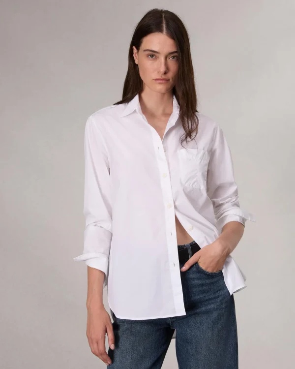 rag & bone Maxine Poplin Shirt-Women Shirts & Tops