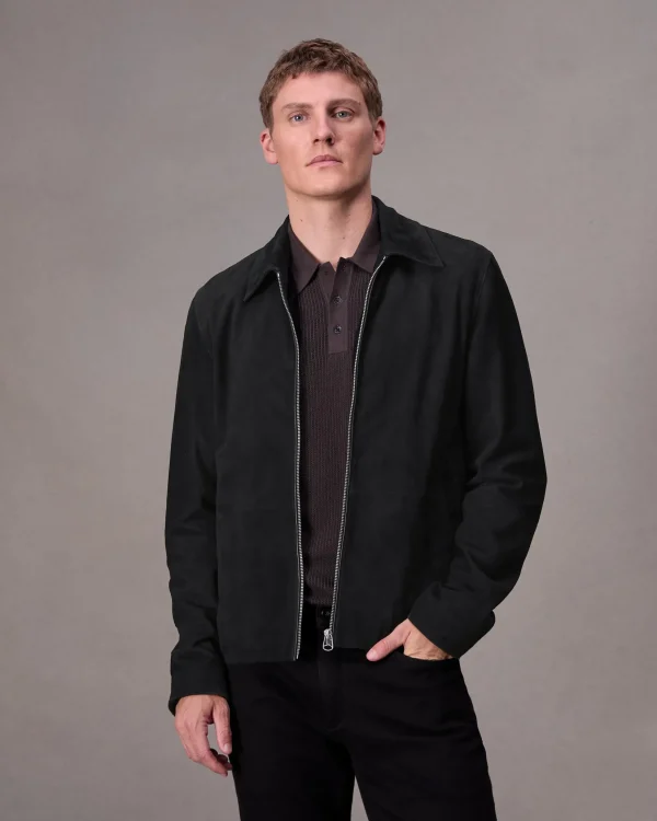 rag & bone Melrose Suede Jacket- Jackets & Coats