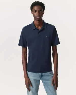 rag & bone Pima Cotton Polo Shirt- Polos