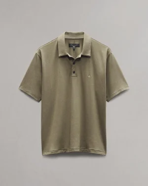 rag & bone Pima Cotton Polo Shirt- Polos