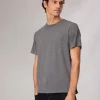 rag & bone Raw-Edge Flame Tee- T-Shirts & Henleys