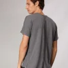 rag & bone Raw-Edge Flame Tee- T-Shirts & Henleys