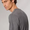 rag & bone Raw-Edge Flame Tee- T-Shirts & Henleys