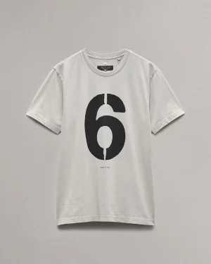 rag & bone rb Number 6 T-Shirt- T-Shirts & Henleys