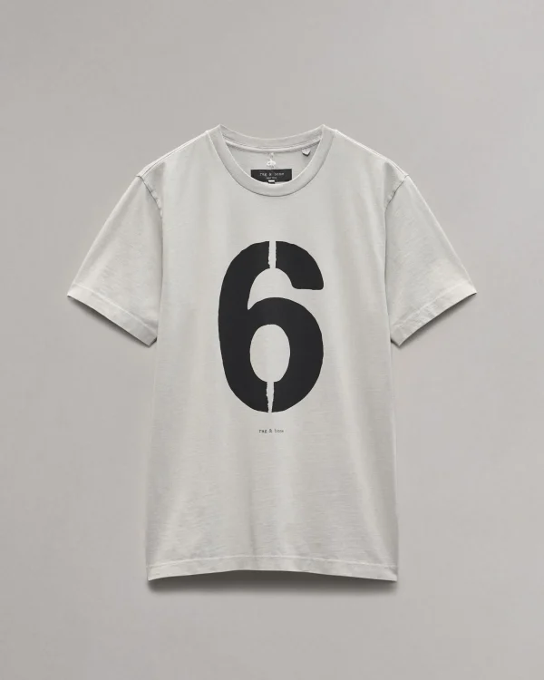 rag & bone rb Number 6 T-Shirt- T-Shirts & Henleys