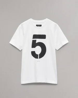 rag & bone rb Number 5 T-Shirt- T-Shirts & Henleys