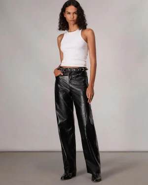 rag & bone Shea Faux Leather Pant-Women Pants