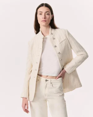 rag & bone Slade Long Tweed Blazer-Women Blazers & Vests