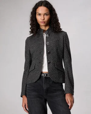 rag & bone Slade Patterned Blazer-Women Blazers & Vests