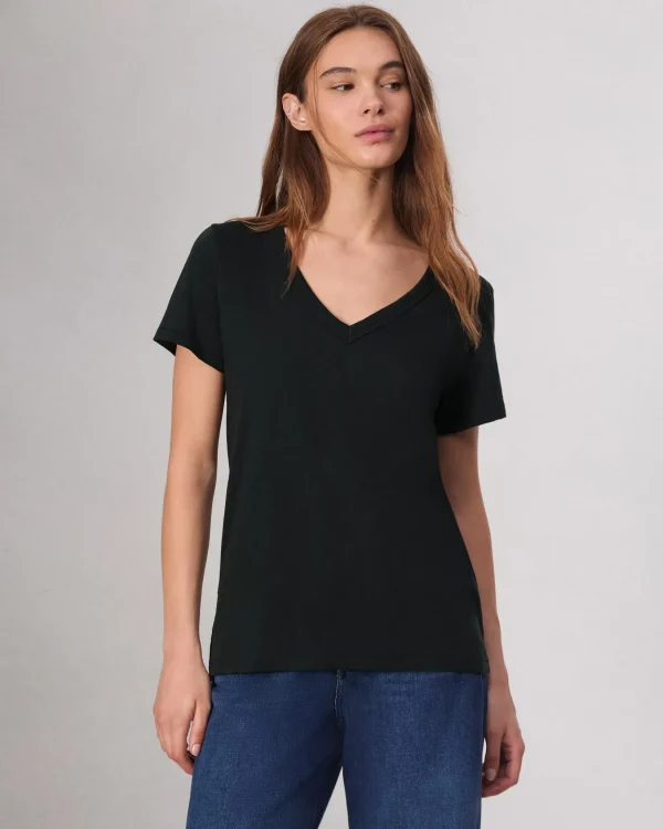 rag & bone The Slub Vee-Women T-Shirts