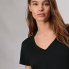 rag & bone The Slub Vee-Women T-Shirts