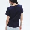 rag & bone The Slub V-Neck Tee-Women T-Shirts