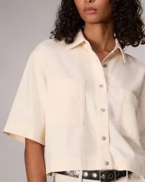 rag & bone Ultra Featherweight Lenna Shirt-Women Shirts & Tops