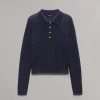 rag & bone Viola Polo Sweater-Women Sweaters & Sweatshirts